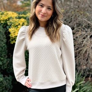 COPY - Embossing Textured Sweatshirt